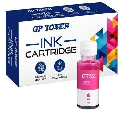 TINTE GT51 GT52 Refill für HP Deskjet 5810 5820 Smart Tank 615 530 519 516 Magenta