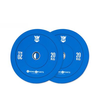 Kompakte Bumper Plate 20 kg - Sicher und effizient für Fitness