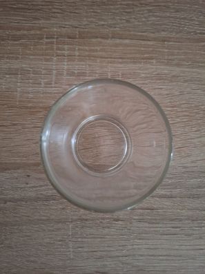 Kerzenhalter / Teelichthalter Glas klar