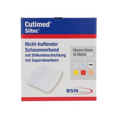 Cutimed Siltec Schaumverband, nicht haftend - Verschiedene Maße