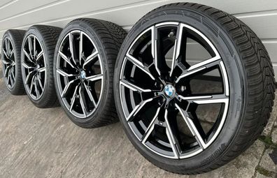 4x Original BMW I4 4er Gran Coupe G26 19 Zoll Winterräder Y Speiche M859 DOT22 >8mm