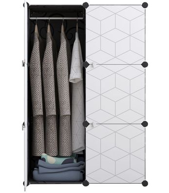 Flexible modulare Kleiderschrank - Ideal für Umzüge