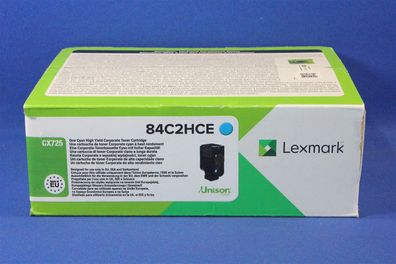 Lexmark 84C2HCE Toner Cyan -A