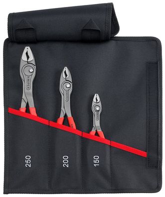 KNIPEX 00 19 61 V01 Rolltasche TwinGrip bestückt mit 3 Frontgreifzangen 150 mm