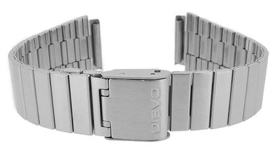 Casio Vintage Uhrenarmband 18mm Edelstahl silbern > A700WE-1A A700WE