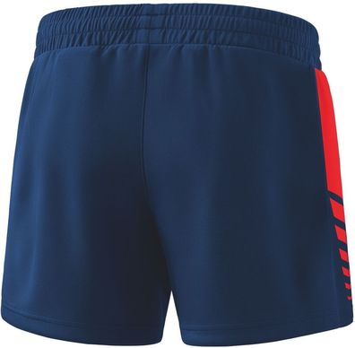 Erima Damen Sportshorts Six Wings Worker Shorts 22-0015 New Navy/Rot-42 (XL)