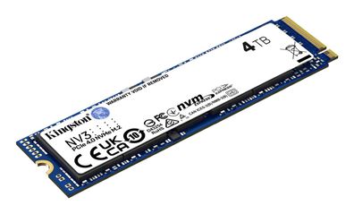 Kingston NV3 - SSD - 4 TB - intern - M.2 2280 - PCIe 4.0 x4 (NVMe)