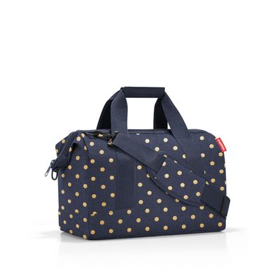 reisenthel allrounder M metallic dots blue MS4117 blau Reisetasche Tasche Sport