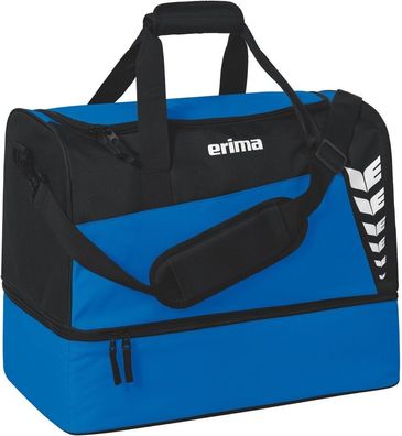 Erima Six Wings Sporttasche Mit Bodenfach 23-0168 New Royal/Schwarz-M