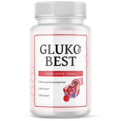 GlukoBest Kapseln | Glucobest mit natürlichen Inhaltsstoffen | 60 Kapseln