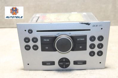 Opel Meriva A Tigra B Autoradio Radio CD30 MP3 entheiratet 13167830 FH 2VDXW