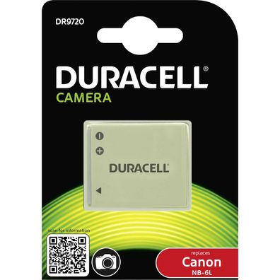 Duracell DR9720 - Batterie - Li-Ion - 700 mAh - Schwarz - für Canon PowerShot D20