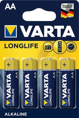 VARTA Batterie Longlife AA 4er Blister