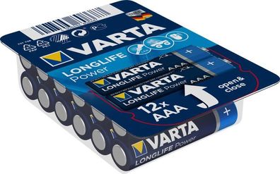 Varta High Energy 04903 - Batterie 12 x AAA-Typ - Alkalisch