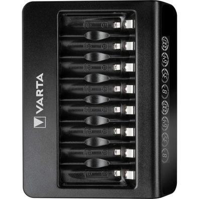 Varta LCD MULTI Charger+ - 4 Std. Batterieladegerät - (für 8xAA/AAA) + AC-Netzteil