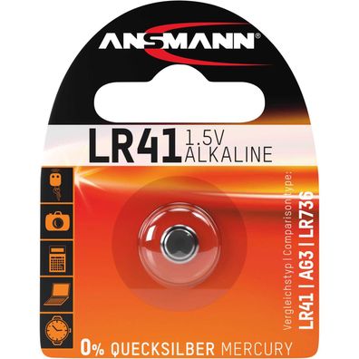 Ansmann - Batterie LR41 - Alkalisch