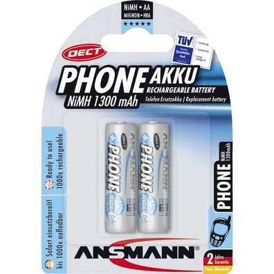 Ansmann Mignon - Batterie AA-Typ - NiCd - (wiederaufladbar) - 1300 mAh