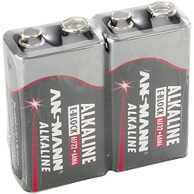 Ansmann E-BLOCK - Batterie 2 x 6LF22 - Alkalisch