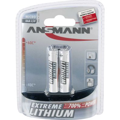 Ansmann Extreme Lithium Micro - Batterie 2 x AAA-Typ - Li