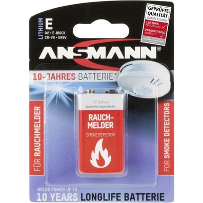 Ansmann Extreme Lithium 9-V-Block - Batterie 9V - Li