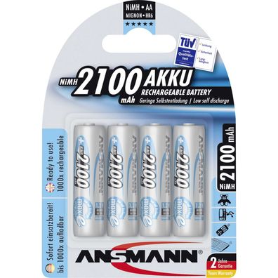 Ansmann maxE - Batterie 4 x AA-Typ - NiMH - (wiederaufladbar) - 2100 mAh