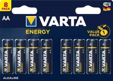 Varta Energy AA 8er Blister Mignon-Batterie