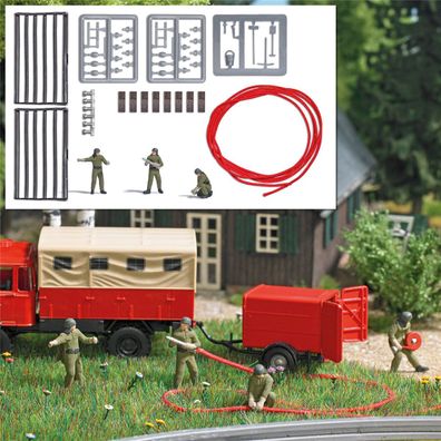 Busch H0 7960 Action Set: Feuerwehrmannschaft - NEU