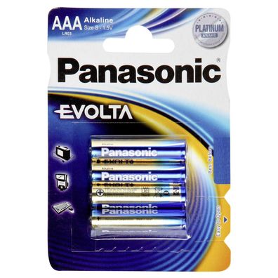 Panasonic Batterie Evolta 4Micro Blister