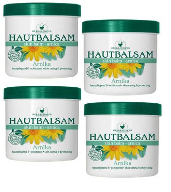 Herbamedicus Arnika Hautbalsam Creme schützend, 4x 250ml