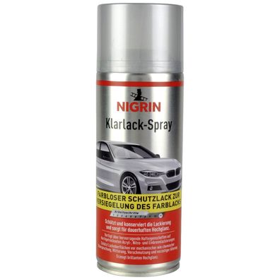 Nigrin Lack-Spray Klar 400ml Klarlack Sprüh-Dose Spray-Dose Sprüh-Lack Spray