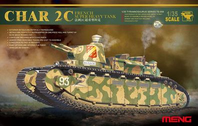 MENG-Model 1:35 TS-009 French super heavy tank Char 2C