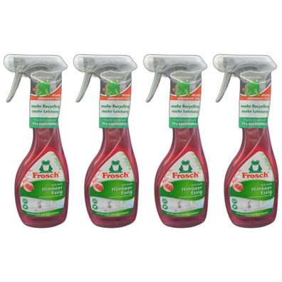 9,81EUR/1l 4 x Frosch Himbeer-Essig Kalkreiniger Anti-Kalk Reinigung 500ml