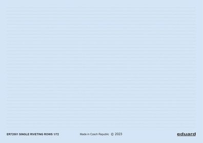 Eduard Accessories 1:72 Single riveting rows 1/72