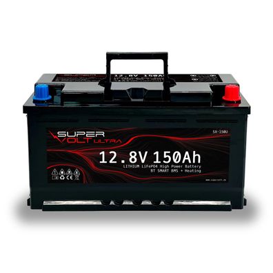 Supervolt Ultra LiFePO4 150Ah 12.8V mit Bluetooth BMS