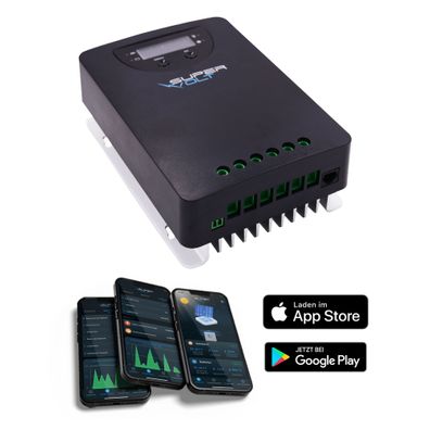 Supervolt LiFePO4 Solarregler MPPT Ladegerät 40A mit Bluetooth