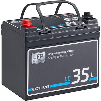 ECTIVE LC 35L 12V LiFePO4 Lithium Versorgungsbatterie 35 Ah