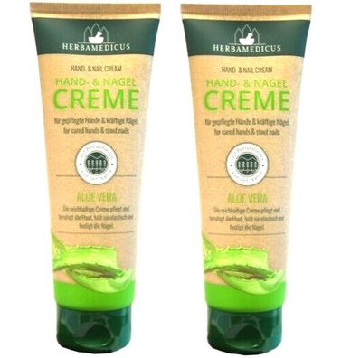 Herbamedicus Hand Creme Aloe Vera Glycerin Vitamin 2x 125ml