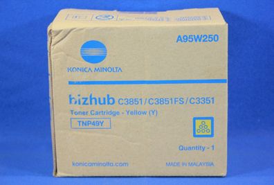 Konica Minolta TNP49Y Toner Yellow A95W250 -B