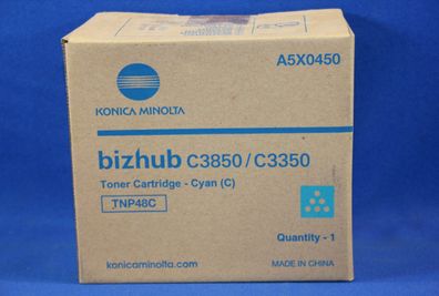 Konica Minolta TNP48C Toner Cyan A5X0450 -A