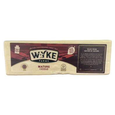 Food-United Farmhouse Cheddar-block DOP WYKE 2,5kg cheddar 12 Monate gereift