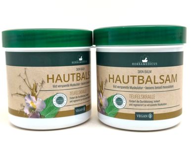 Herbamedicus Vegan Balsam Teufelskralle Verspannung 2x 250ml