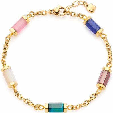 Leonardo Schmuck Damen-Armband Edelstahl goldfarben 023231