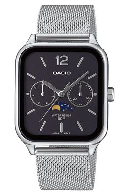 Casio Herrenuhr Multifunktion mit Mondphase MTP-M305M-1AVER