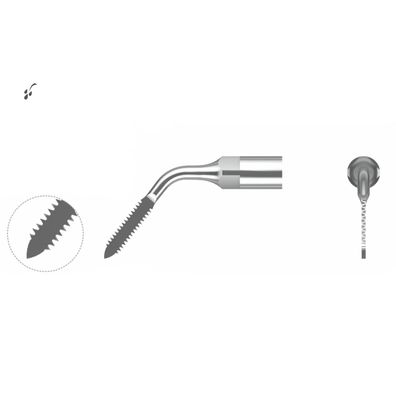 Xpedent Ultraschallspitze Pirahna für Satelec* Extraktion, Wurzelamputator, Sägezahns