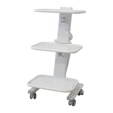 Zilfor Rollwagen mit 3 Ablagen (36 x 26 cm), 2 Universalsteckdosen, mobil für Chirurg