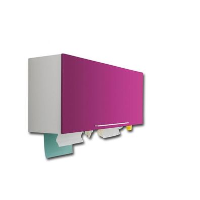 Zilfor Hängeschrank für Spender von Einwegprodukten, 100x50x30 cm, Euroweiss/Verkehrs