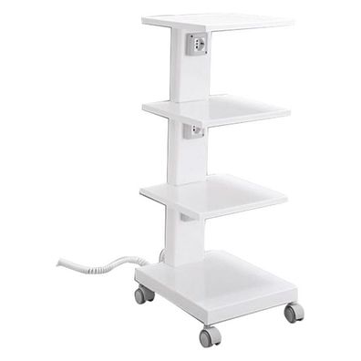 Zilfor Rollwagen mit 4 Ablageflächen, 3 Steckdosen, mobil, für Chirurgie und Praxis,