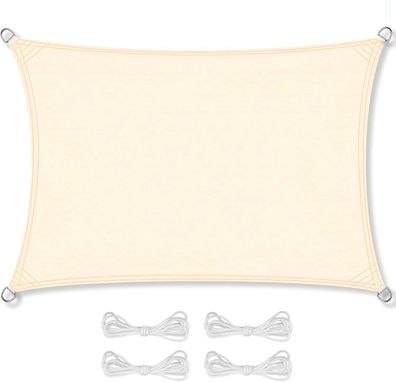 Vielseitiges Sonnensegel - 3x5m - Beige