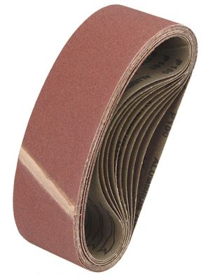 10 Schleifbänder 75x533 mm Bandschleifer Schleifband Schleifpapier Eckra