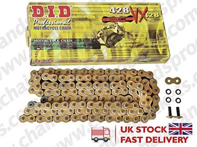 DID Kette "428VX G&amp; " 1/2 x 5/16, Pro-Street X 126 Glieder, H